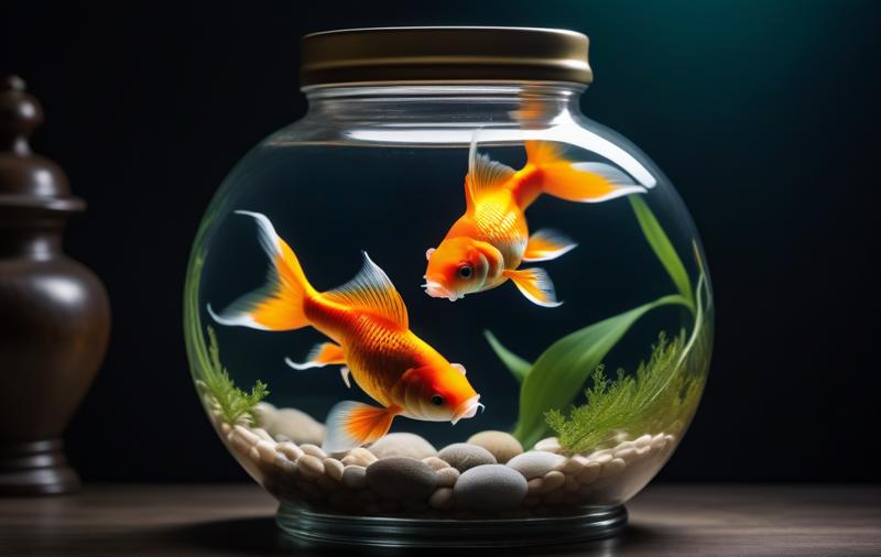 11342-1509708793-(extremely detailed 8k wallpaper),A mid shot photo of two long tailed goldfish in a circular glass jar,intricate,high detail,dra.png